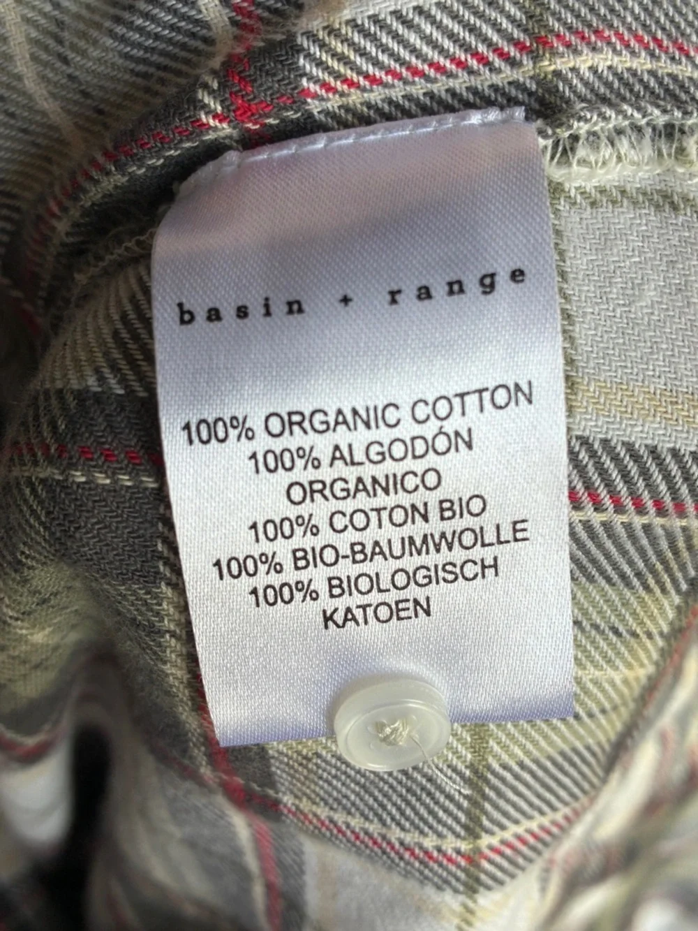 Basin + Range Organic Cotton Plaid Tiered Midi "Ranch" Farmhouse Dress - Picture 3 of 10